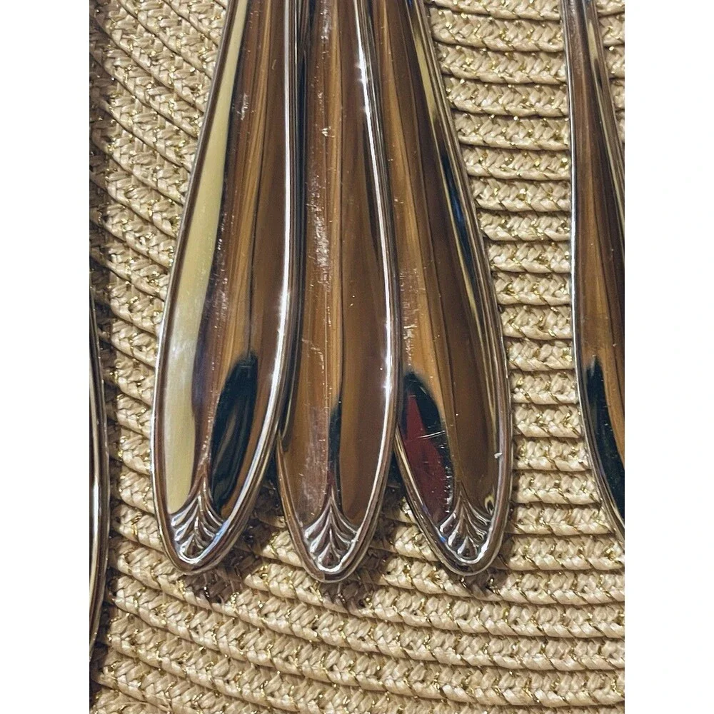 Lenox Covington 18/10 Stainless 7pc Hostess Serving Set Vietnam DISCONTINUED